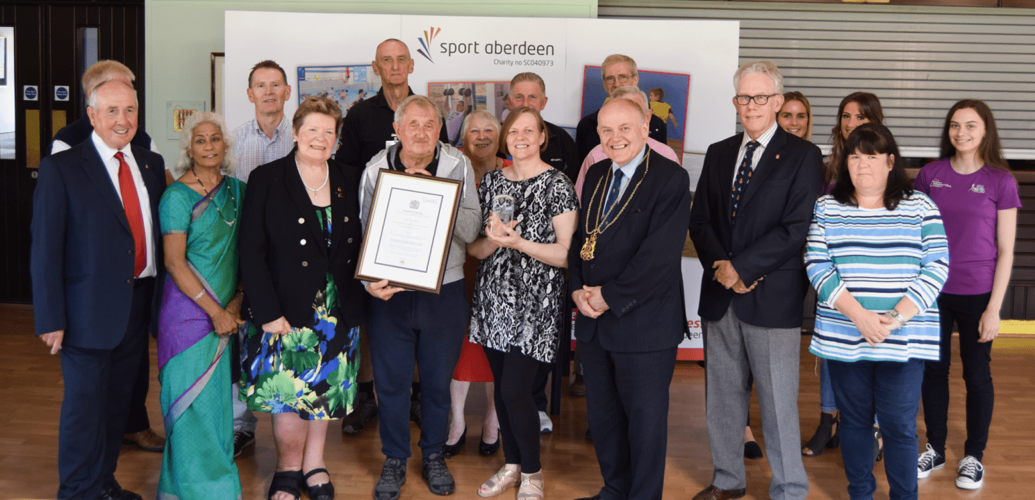 Sport Aberdeen presented with the Queen’s Award for Voluntary Service