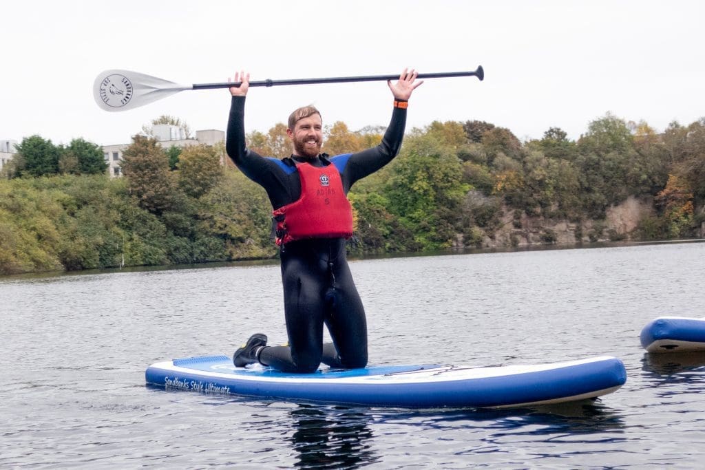 Stand up paddleboarding @ Rubislaw