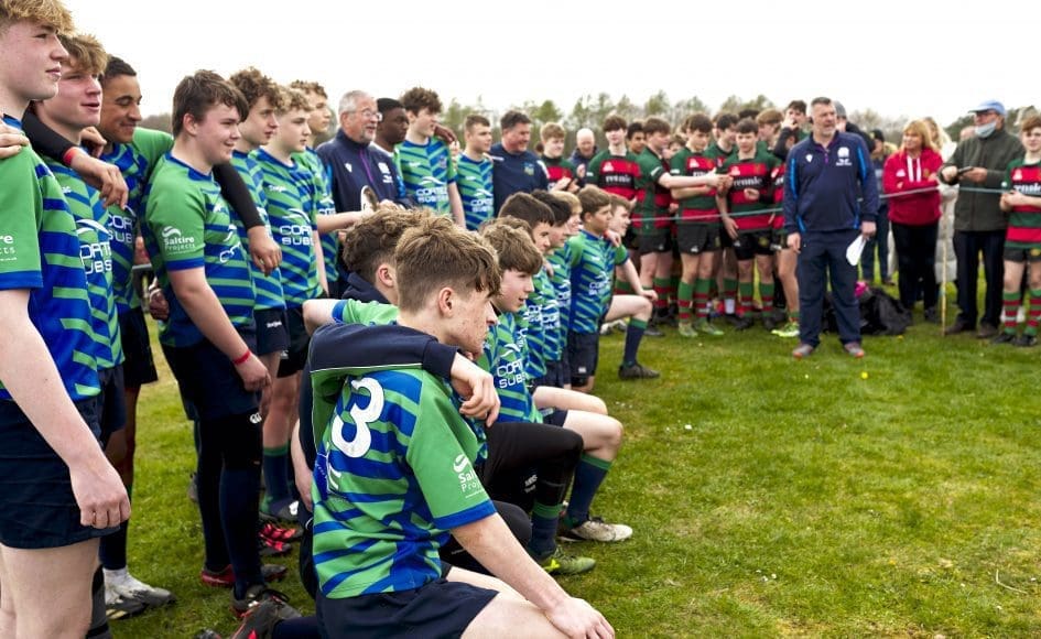 Documentation of Rugby event for Sport Aberdeen at Sheddocksley Sports Centre.
