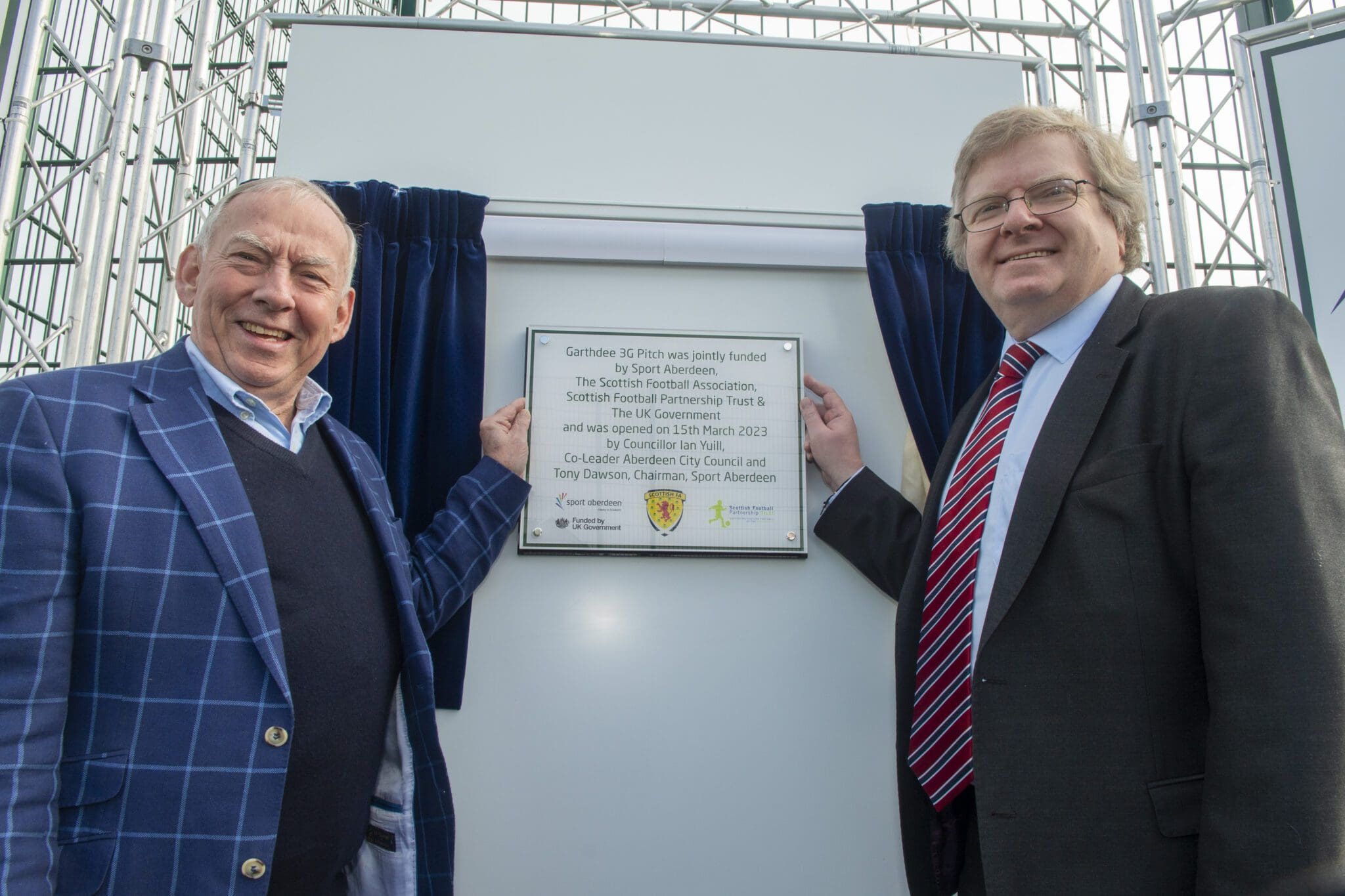 Sport Aberdeen's Garthdee 3G ecofriendly pitch is officially opened