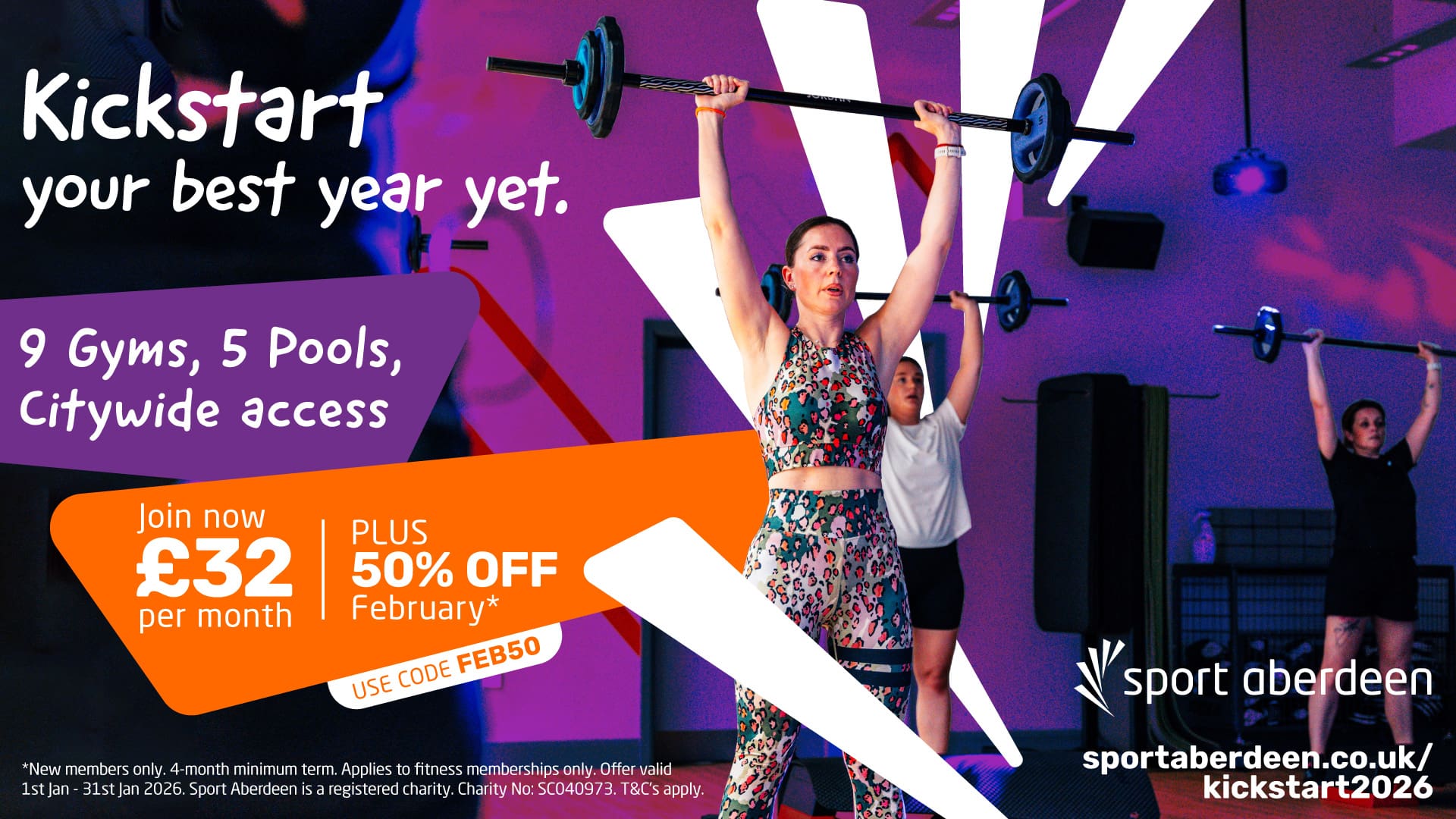 Jan 26 Promo Graphic - Use Code FEB50 for 50% off February